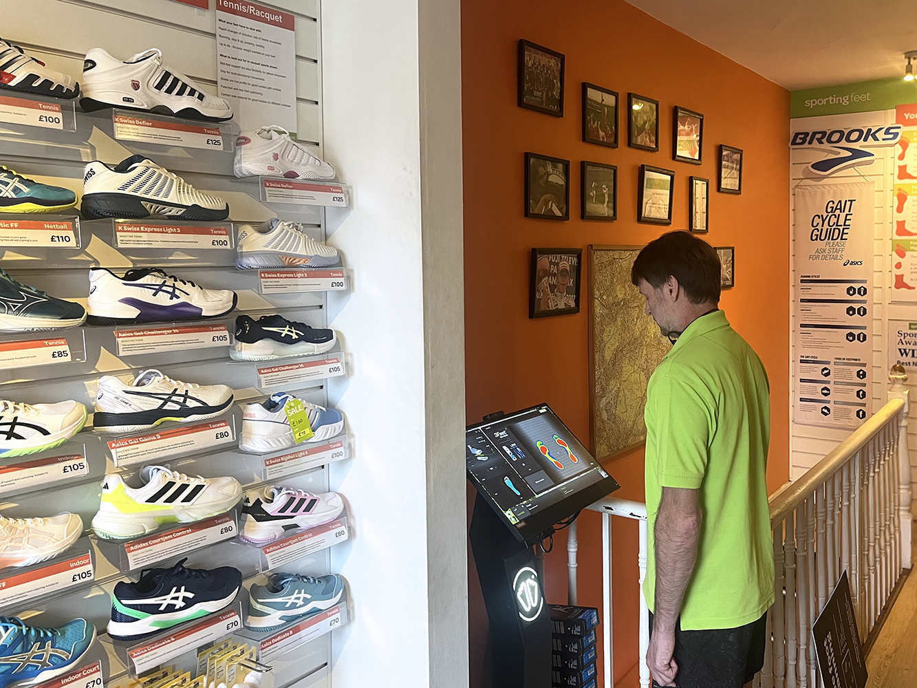 In-Store at Sporting Feet