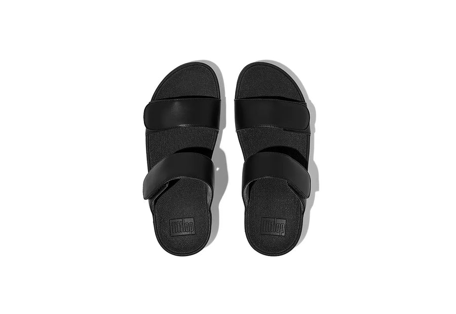 fitflop Lulu Adjustable Leather Slides, Women's