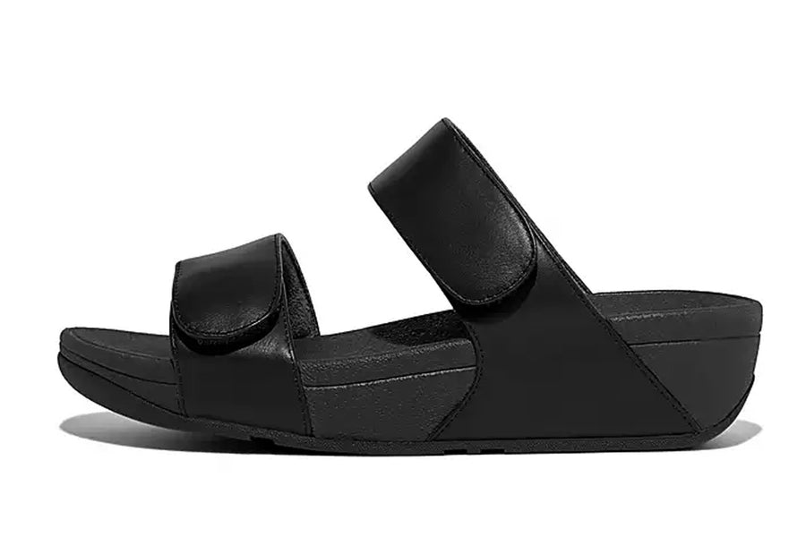 fitflop Lulu Adjustable Leather Slides, Women's