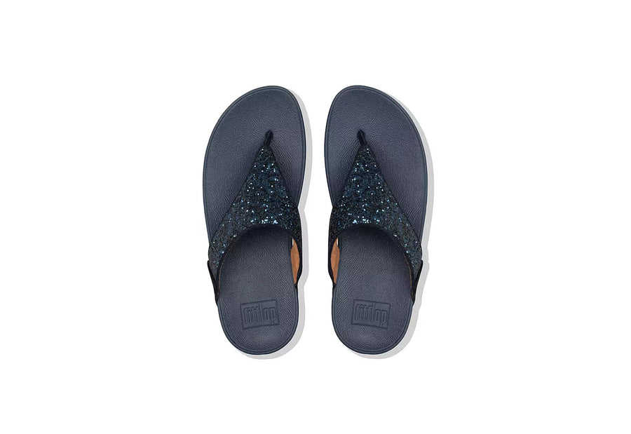 fitflop Lulu Glitter Toe-Post Sandals, Women's