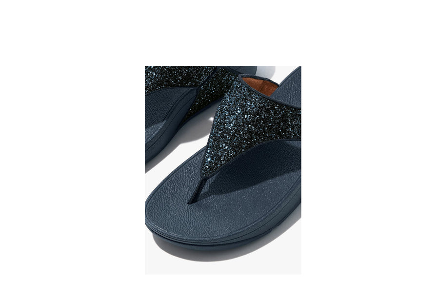 fitflop Lulu Glitter Toe-Post Sandals, Women's