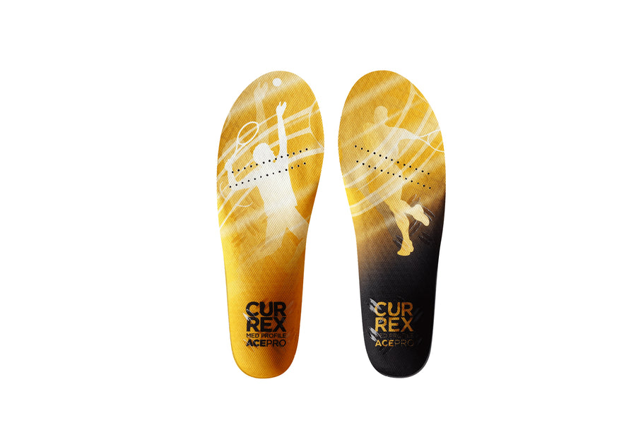 Currex AcePro Tennis & Indoor Court Insole, Medium Arch